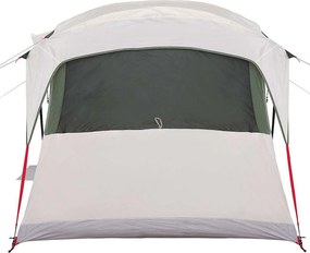 vidaXL Οικογενειακή Σκηνή Λευκό και Πράσινο 435 x 255 x 216 εκ.