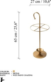 Ομπρελοθήκη Χρυσή SEMSIYE 27x27x65