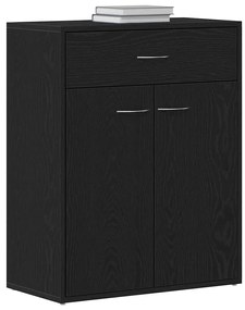 vidaXL Πλαϊνό γραφείο Μαύρο 60 x 30 x 75 cm Επεξεργασμένο ξύλο
