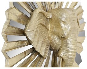 Διακοσμητική Φιγούρα DKD Home Decor 47 x 18 x 56,5 cm Ελέφαντας Χρυσό
