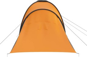 vidaXL Σκηνή Camping 6 Ατόμων Γκρι / Πορτοκαλί