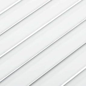 vidaXL Πορτάκια με Περσίδες 2 Τεμ. Λευκά 61,5x59,4εκ Μασίφ Ξύλο Πεύκου