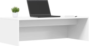 vidaXL Επιτοίχιο γραφείο Λευκό 100 x 45 x 30 εκ Επεξεργασμένο ξύλο