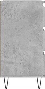 vidaXL Ντουλάπι Γκρι Σκυροδέματος 60x35x70 εκ. Επεξεργασμένο Ξύλο