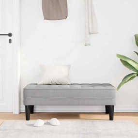 vidaXL Παγκάκι Cloud Γκρι 113x57x39 εκ. Υφάσματος