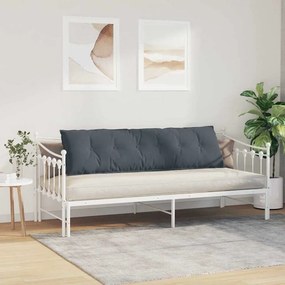 vidaXL Μαξιλάρι Πλάτης Σκούρο Γκρι 180 x 50 x 19 cm