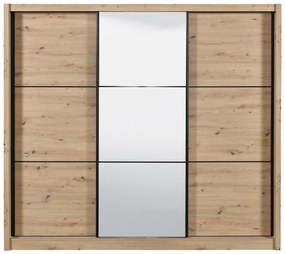 Ντουλάπα Navara με Καθρέφτη 245 OG Artisan Oak 242x60x215,5 εκ. 242x60x215.5 εκ.