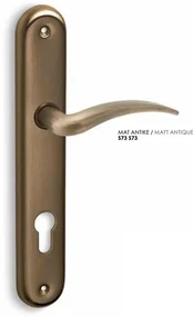 Conset C435 Ματ Αντικέ Πόμολο Μεσόπορτας-Πλάκα 72mm(Ζεύγος)