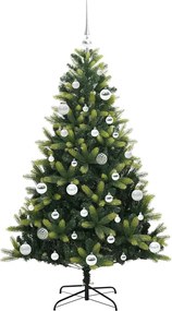 vidaXL Τεχνητό Χριστουγεννιάτικο Δέντρο με Συρταρωτές Βαθμίδες 150 LED