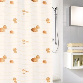 Κουρτίνα Μπάνιου Miami 5163 Beige Kleine Wolke 120Πx200Υ 120x200cm Πολυέστερ