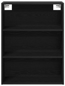 vidaXL Highboard 2 pcs Μαύρη δρυς 70 x 34 x 180 εκ. Επεξεργασμένο ξύλο