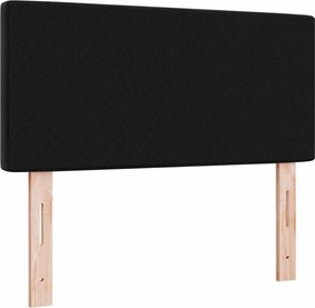 vidaXL Κεφαλάρι Μαύρο 100 cm Βελούδο