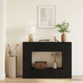vidaXL Μαύρη Δρυς 101 x 30 x 74 εκ