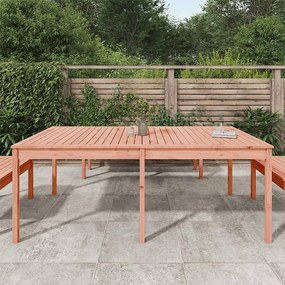 Τραπέζι κήπου 203,5x100x76 cm Douglas από μασίφ ξύλο - Καφέ