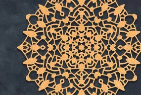 Intra απο ξύλο plywood 3mm-4mm πάχος – Διακόσμηση τοίχου Mandala Cut Laser Δίασταση  40x30 cm INTRAFABR-63925898