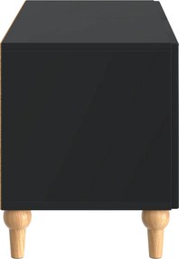vidaXL Ντουλάπι TV Μαύρο Επεξεργασμένο Ξύλο