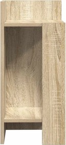 vidaXL Τραπεζάκι με ράφι Sonoma Δρυς 25,5x27x60 εκ.