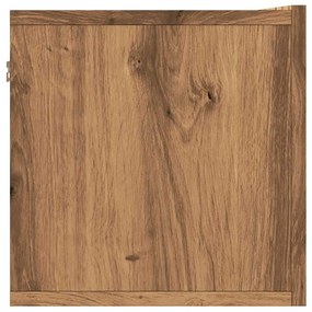 Επίτοιχο ντουλάπι τηλεόρασης Artisan Oak 80x30x30 cm - Καφέ