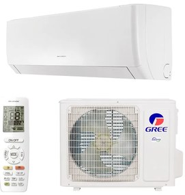 Inverter κλιματιστικό Gree Pular GWH09AGBXB-K6DNA1A, 9000 BTU, 17 m2, A++/A+, Wi-Fi, R-32, Λευκό