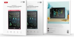Ψηφιακός πίνακας γραφής 16'' LCD με μπλε περίβλημα και πένα 121mm