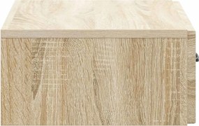 vidaXL Τραπεζάκι Τοίχου Sonoma Δρυς 59 x 34,5 x 17 εκ.