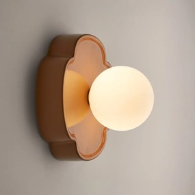 Απλίκα λουλούδι από κεραμικό και οπαλίνα, Holi