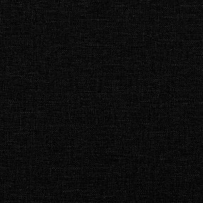 Σετ Σαλονιού 2 Τεμαχίων Μαύρο Υφασμάτινο με Μαξιλάρια - Μαύρο