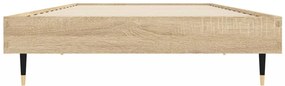 vidaXL Πλαίσιο Κρεβατιού Χωρ. Στρώμα Sonoma Δρυς 75x190εκ Επεξ. Ξύλο