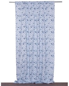 Κουρτίνα Παιδική Με Τρέσα Έντι Blue Viopros 280x270cm 280x270cm Cotton-Polyester