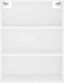 vidaXL Ντουλάπι Λευκό 69,5x34x180 εκ. από Επεξεργασμένο Ξύλο