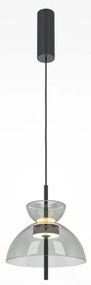 Κρεμαστό Φωτιστικό Οροφής LED 12W Γυαλί 30,3cm Bangkok Maytoni MOD185PL-L11B3K2 Γκρι