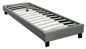 WOODWELL Ε2015,3LGΥΠΟΣΤΡΩΜΑ WILTON K/D Ύφασμα Γκρι 97x211x29 (Στρώμα 90x200)cm Ε2015,3LG