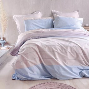Σεντόνια Chelsea Με Λάστιχο (Σετ 4τμχ) Purple Ρυθμός Queen Size 230x260cm Βαμβάκι-Πολυέστερ