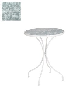 Τραπέζι Βοηθητικό Μεταλλικό Μπλε-Λευκό Δ46x56,5εκ. MSA 20-27-036