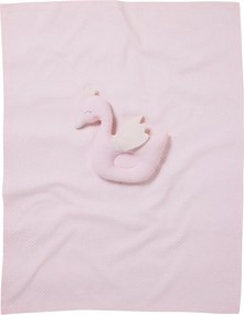 Κουβέρτα Πικέ Αγκαλιάς (75x100) + Λούτρινο Das Home Baby 4956 Pink