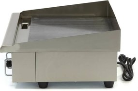 Griddle - Grooved - 55cm - incl Drip tray