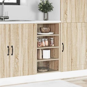 vidaXL Ντουλάπι "Riga" Sonoma Δρυς 40x44,5x81,5 εκ. από Τεχνητό Ξύλο