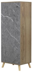 ΠΑΠΟΥΤΣΟΘΗΚΗ-ΝΤΟΥΛΑΠΙ ALVARO HM8954.12 ΜΕΛΑΜΙΝΗ SONAMA-STONE TEXTURE 50Χ38Χ135Yεκ.