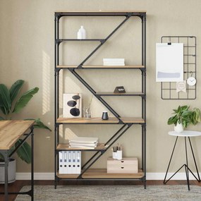 vidaXL Ράφι Βιβλίων 9 επιπέδων 91 x 36 x 176 εκ Επεξεργασμένο ξύλο