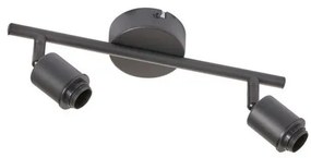 Σώμα Σποτ Φωτιστικού Οροφής Μαύρο 2xE14 10W 70823 Fischer Honsel-70823-Μαύρο 70823