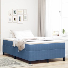 vidaXL Κρεβάτι Μπλε 120x200 εκ. από Κορδέτα