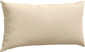 vidaXL Μαξιλάρι Καναπέ 2 pcs Κρεμ 80 x 40 cm ύφασμα