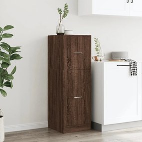 VidaXL Συρταριέρα Γενικής Χρήσης Καφέ Δρυς 40x41x118 εκ. Επεξ. Ξύλο