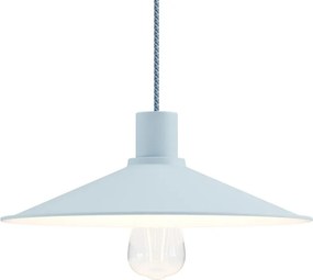 Μεταλλικό Καπέλο Swing για ντουί Ε27 Απαλό Γαλάζιο