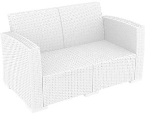 SIESTA MONACO WHITE 2ΘΕΣΙΟΣ ΚΑΝΑΠΕΣ ΠΟΛ/ΝΙΟΥ 140X79X79εκ.53.0161