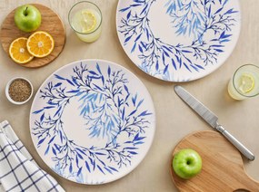 Service Plate Set (6 Pieces) Blue Ivy Blue
White
Aqua