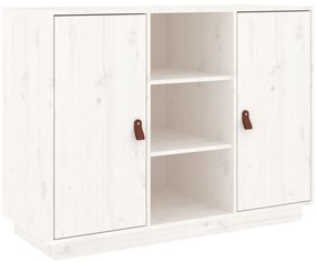 vidaXL Συρταριέρα Λευκή 100x40x75 εκ. από Μασίφ Ξύλο Πεύκου