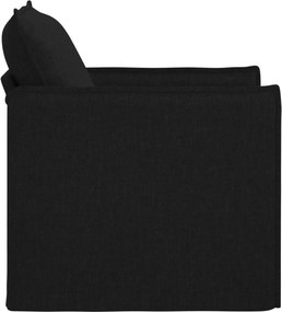 vidaXL Καναπές Μαύρο 75 x 82 x 85 εκ ύφασμα