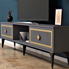 TV Stand Nil - Anthracite, Gold Anthracite
Gold