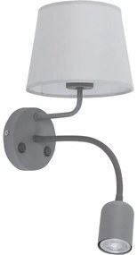Απλίκα Φωτιστικό Τοίχου με LED σποτ MAJA 3 χρώματα TK Lighting-2536-Γκρι 2536